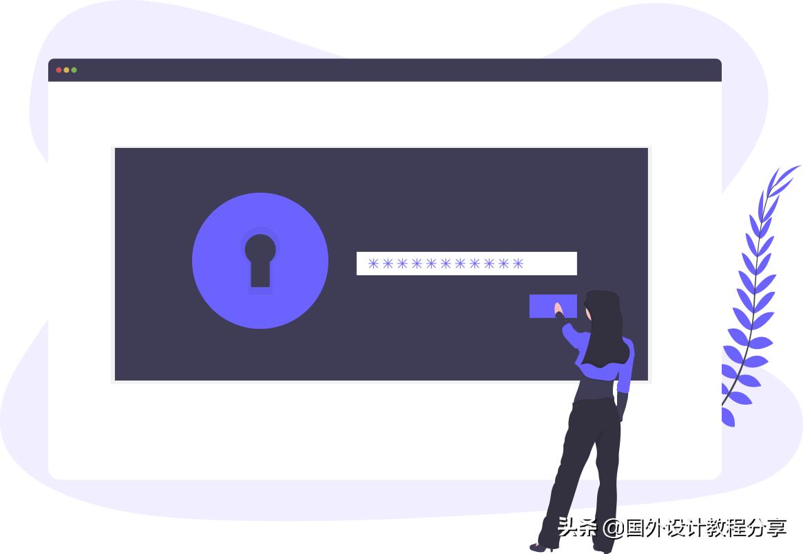 扁平矢量插画色彩教程,扁平矢量家具插画