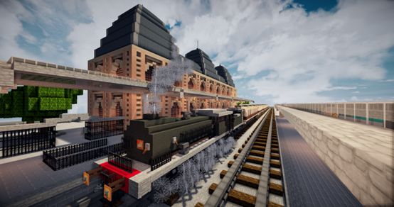 我的世界造铁轨机器,我的世界造火车路