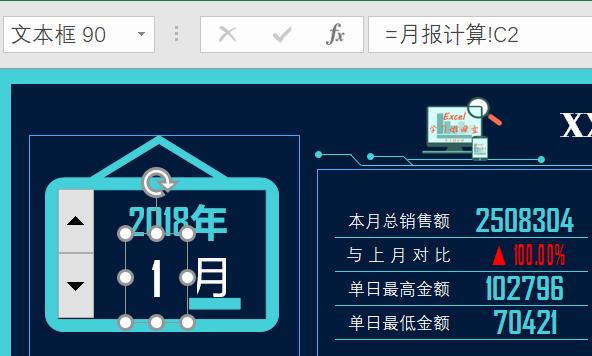 年度销售可视化看板怎么做excel,excel制作销售看板