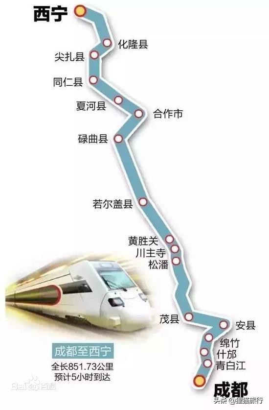 兰州至重庆、西宁至成都高铁线路,连接兰西都市圈与成渝城市群