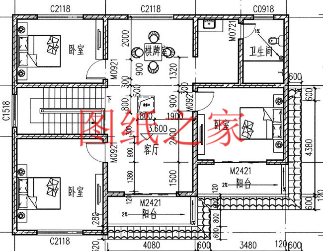 农村简约别墅宅基地,现代简约长方形二层别墅