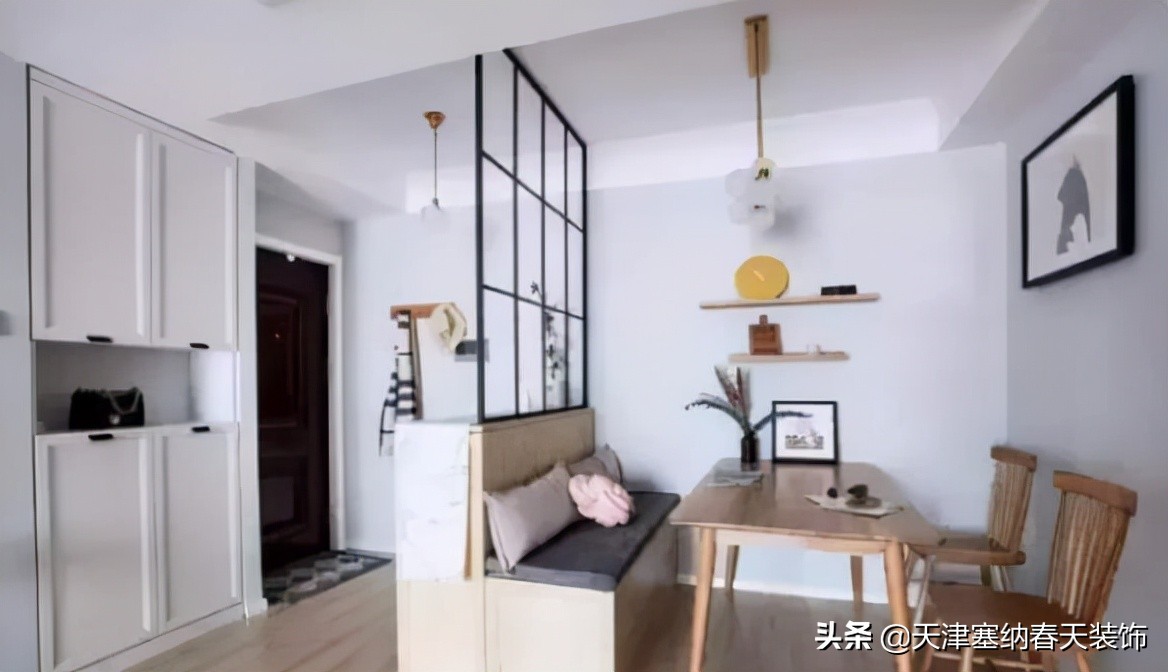 入户门正对餐厅隔断,进门就是客餐厅要不要做隔断