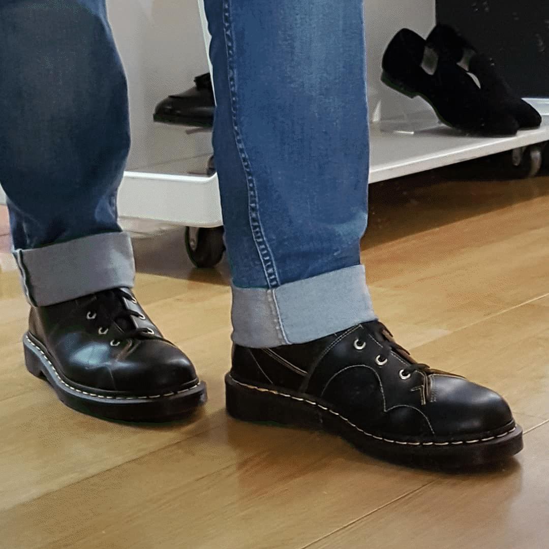 不老气不笨重的马丁靴,马丁靴酷辣风小个子