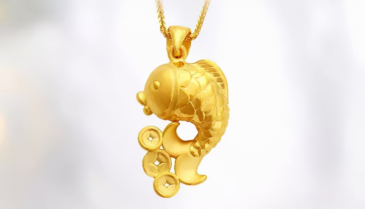 黄金十字架吊坠寓意是什么,一面福字一面是佛黄金吊坠寓意