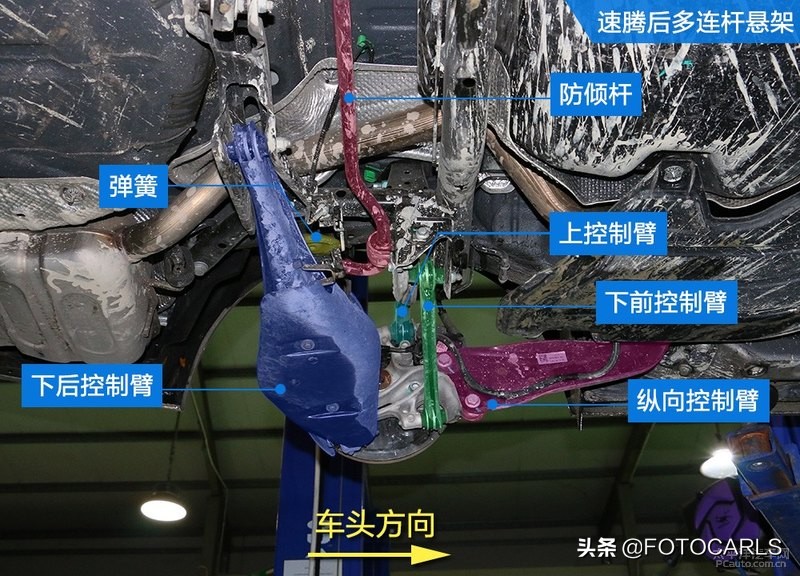 2017款大众速腾底盘解析,2018款速腾底盘对比新速腾底盘