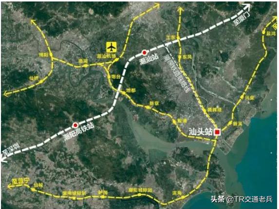 汕头高铁站建成后在广东排名,汕头站成为粤东西北最大的高铁站
