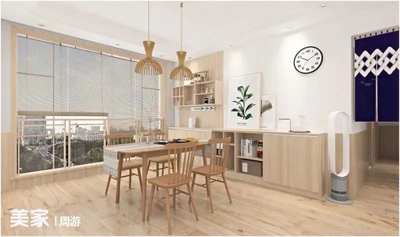 好看的客餐厅效果图,60平方客餐厅一体装修效果图大全