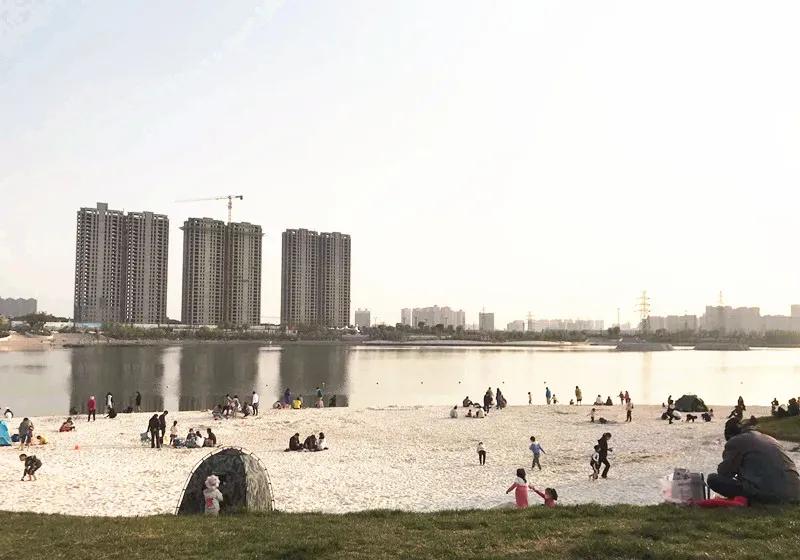 陕西咸阳鼓浪屿沙滩,咸阳沙滩景区