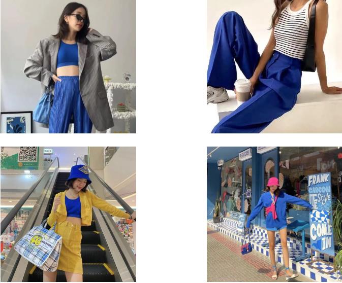 好看的蓝色系单品,清爽蓝色系单品