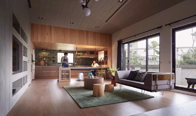 开放式厨房用集成灶真的好用吗,开放式厨房效果轻奢