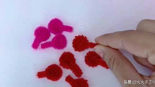 春天来啦手工创意扭扭棒,手工红梅花制作