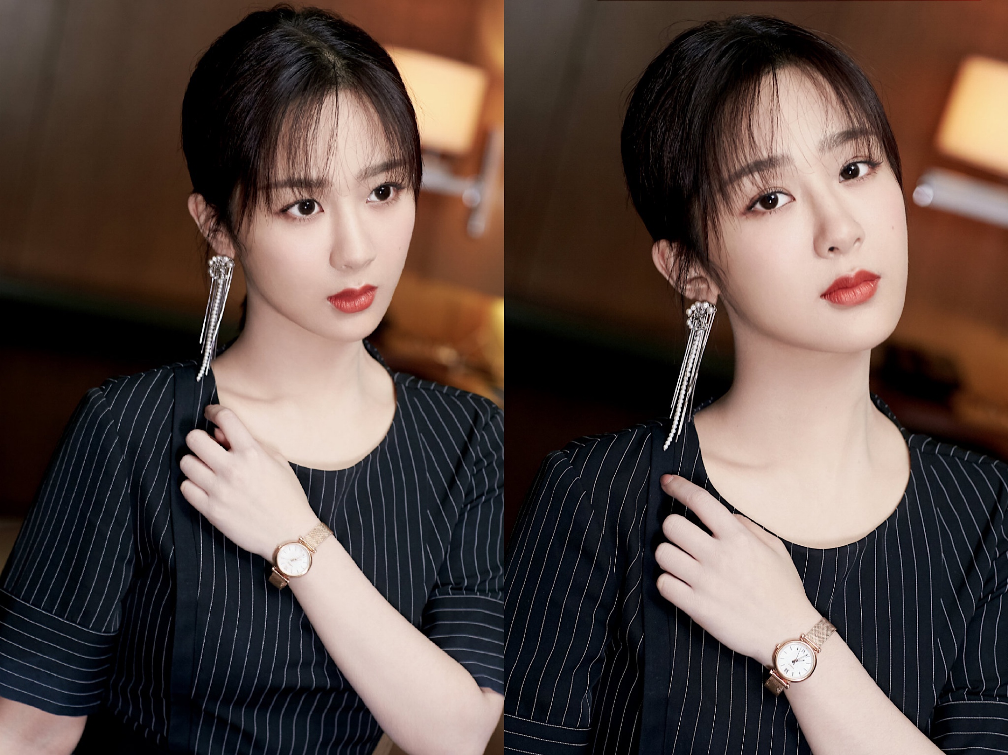 杨紫余生请多指教耳饰,杨紫新代言珠宝