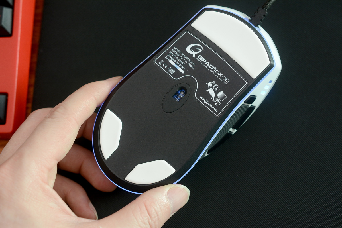 改良操控性，QPADDX-30更换白色脚贴