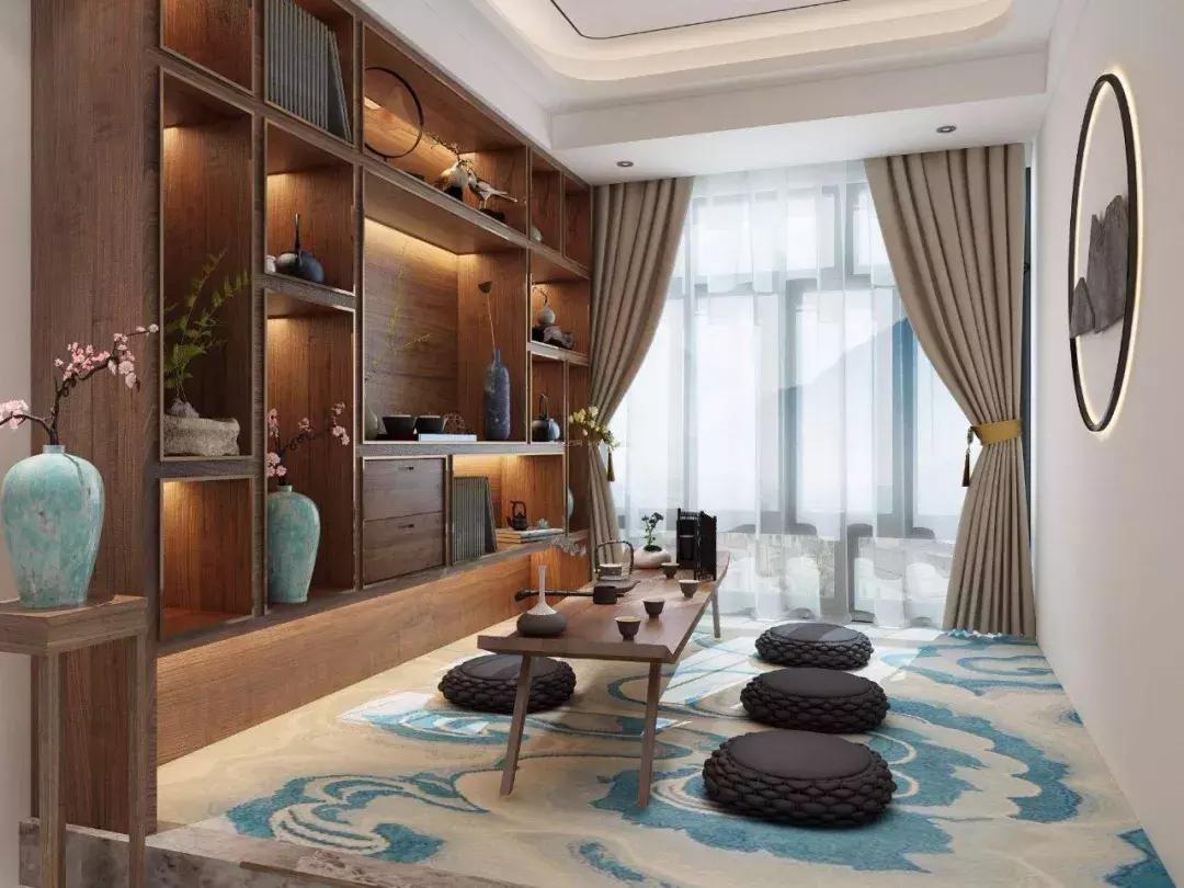 如何打造自己的一间小茶室,茶室墙面布置禅意小角落