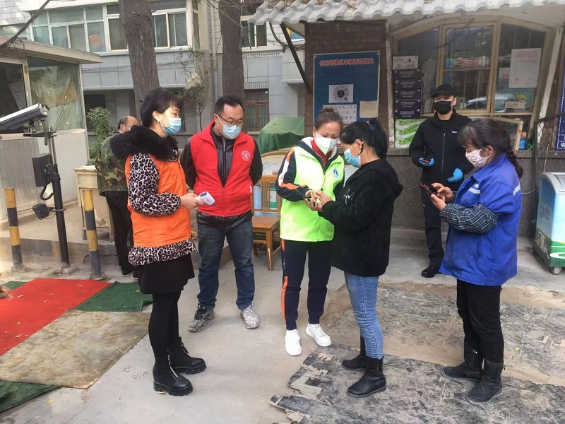 社区排查患者下沉基层共抗疫,社区及下沉工作人员共同抗疫