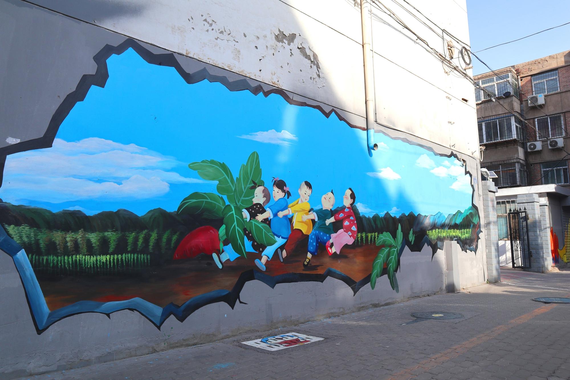 银川彩绘,银川文艺老街巷