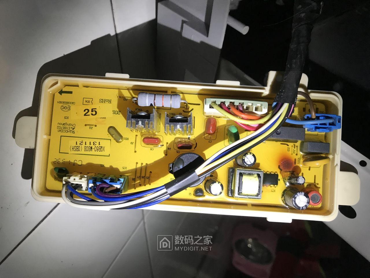 三洋xqb60-m808洗衣机故障码,拆机老洗衣机