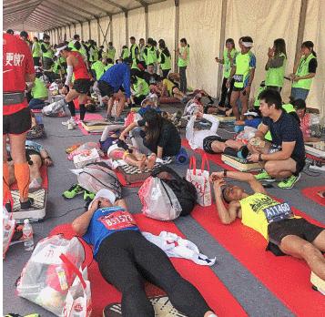 bgreen助力2019上海国际马拉松，律动机助运动健儿快速放松、恢复