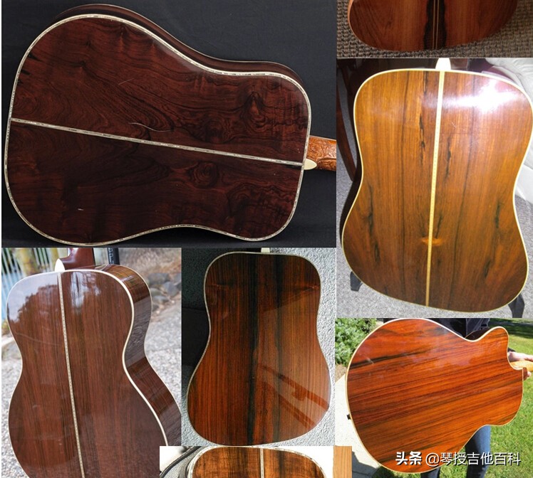 巴西玫瑰木图片欣赏,巴西玫瑰木背板