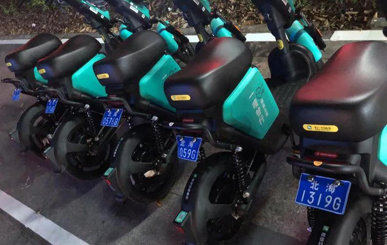 北海新共享电动车,北海市微信扫码共享电动车