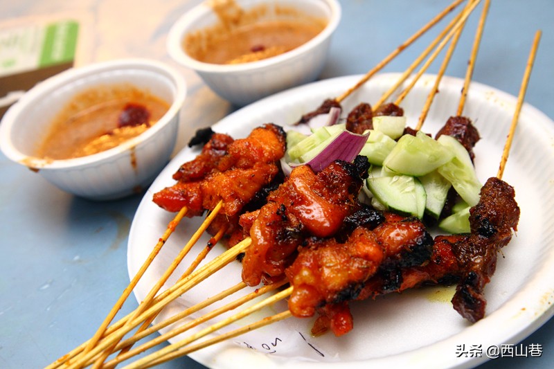 正宗印度尼西亚沙嗲肉串,马来西亚沙嗲烤串