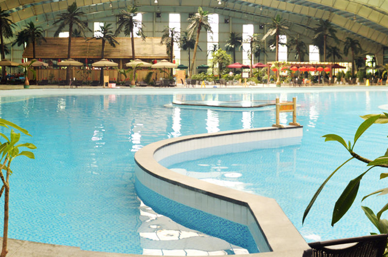 北京运河苑温泉水世界,好似闹市中的“瑶池仙境”,乐在水世界