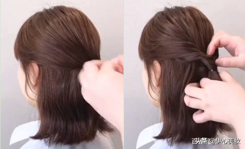 手残党必备的简单编发技巧,手残党不用怕最简单的编发小技巧