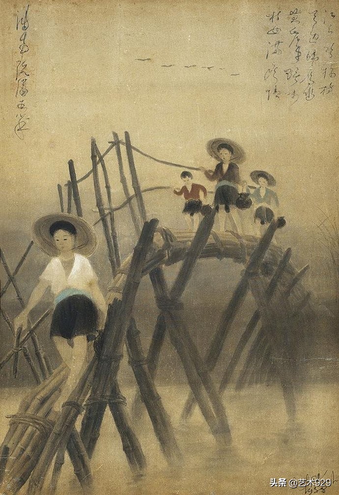 越南画家彩铅画 (越南画家肖像画)