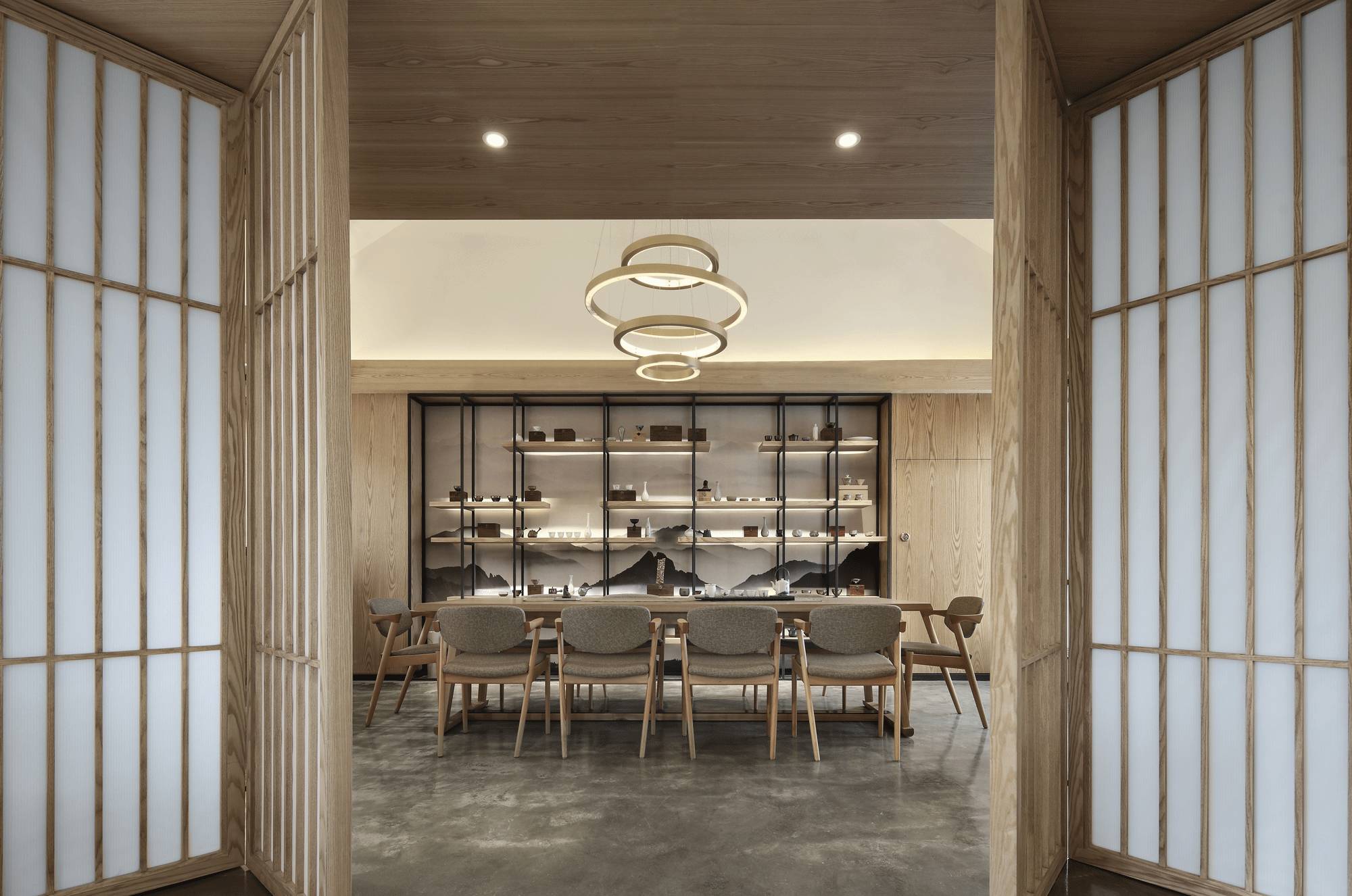 背景墙家装设计现代轻奢风客厅,禅意新中式厨房吊顶效果图