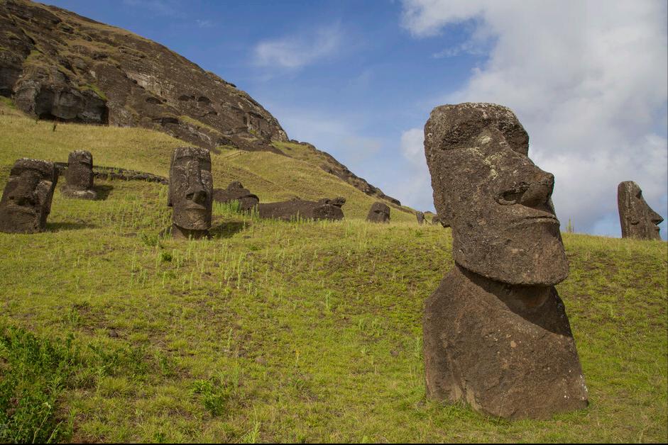 复活节岛巨石像之谜解析,考古复活节岛石像