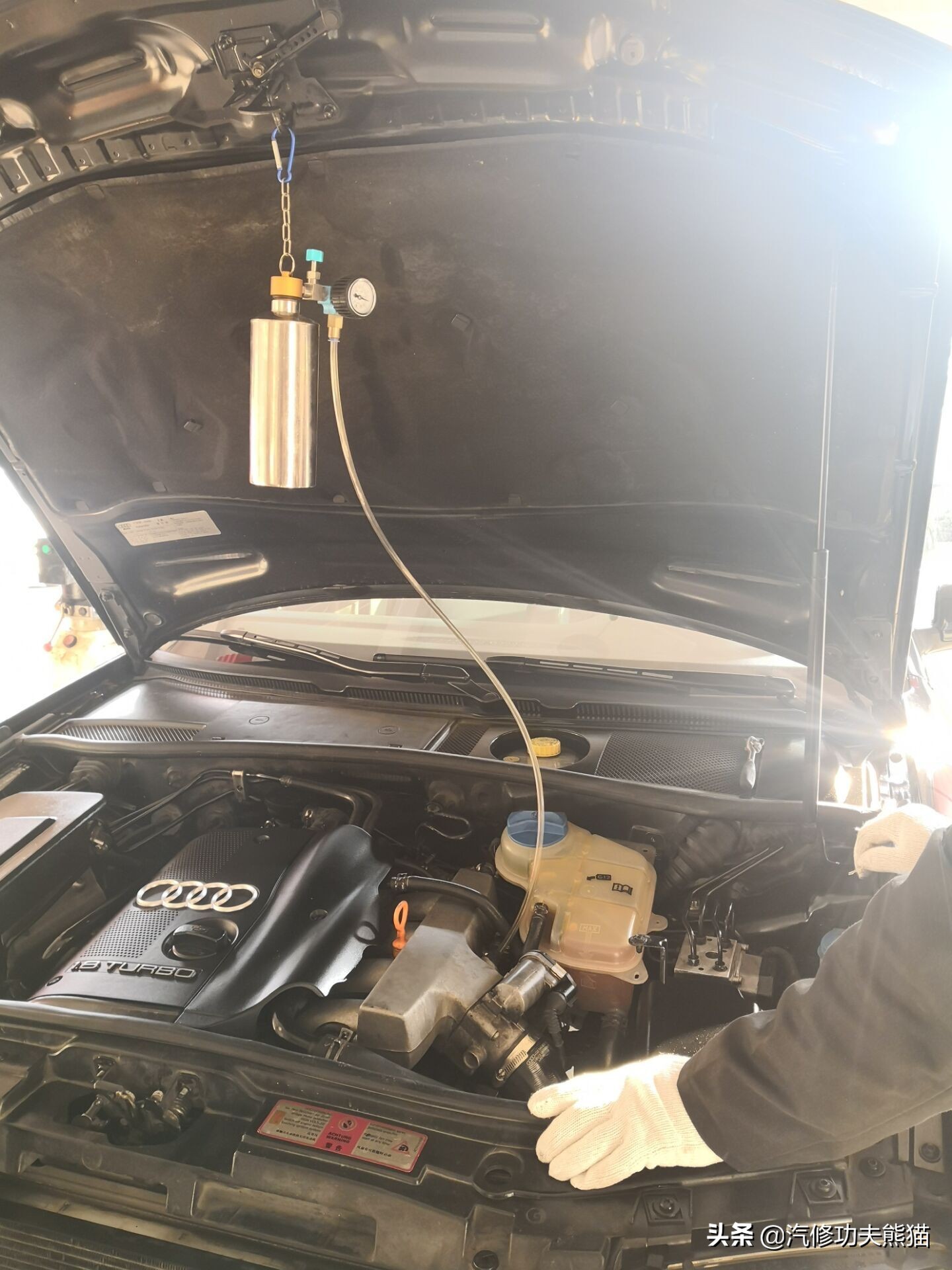 奥迪a6老款升级新款全过程,面目全非的23w公里的奥迪a6