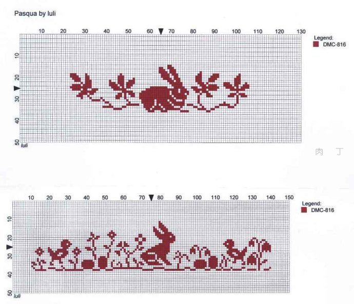 意大利设计师Luli的十字绣图纸及成品图片作品大全,编织也能用到