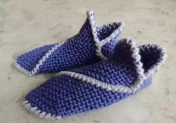 好看的毛线拖鞋花样编织,毛线的鞋怎么做