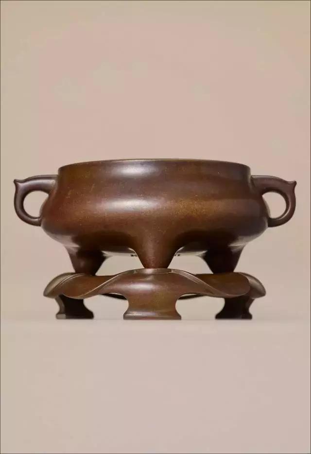 鼎形香炉,案头雅物