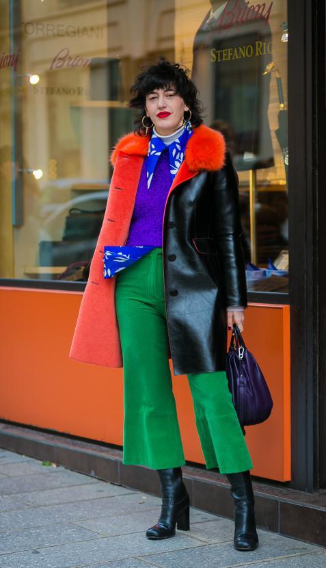 灯芯绒长裤保暖与时尚共存,夏季灯芯绒长裤穿搭