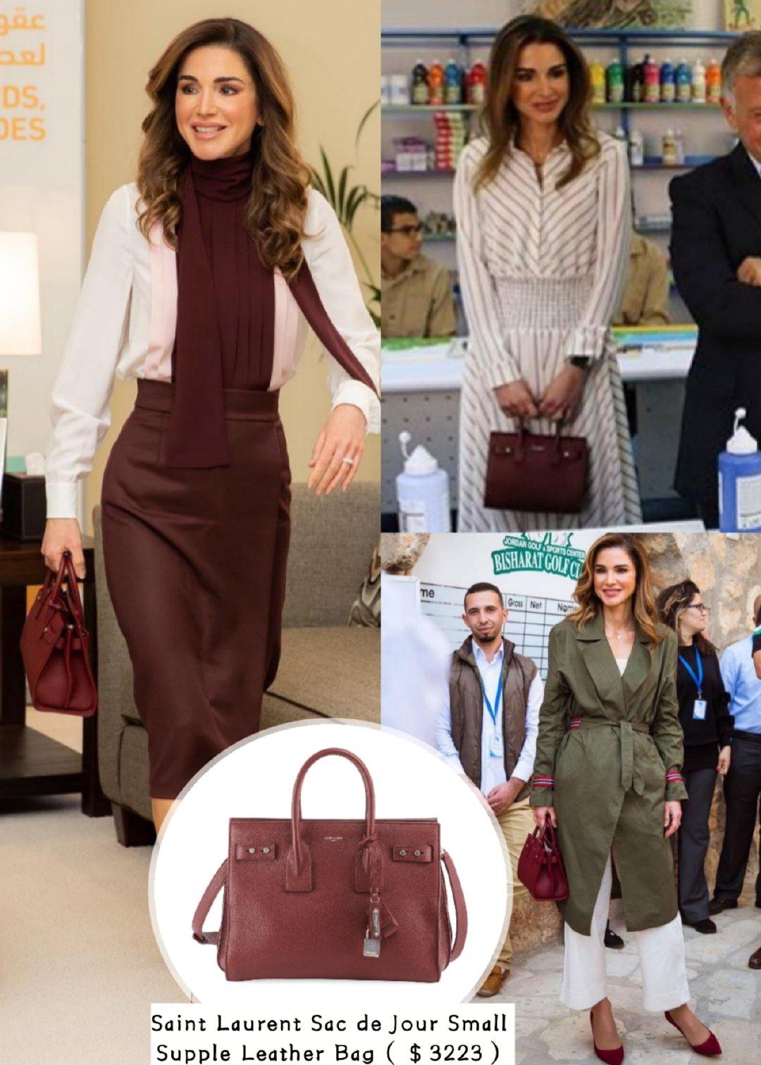 跟着约旦王后买包入股不亏？她喜爱的酒红色手袋，推荐40+女性买