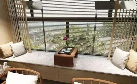 大理石飘窗极简,素色天然大理石飘窗