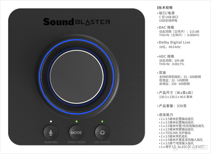 创新soundblasterx7声卡怎么样,SoundBlasterX3声卡