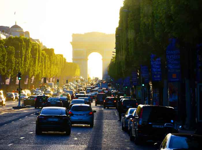 法国巴黎绝美的景色,走进法国巴黎的街头