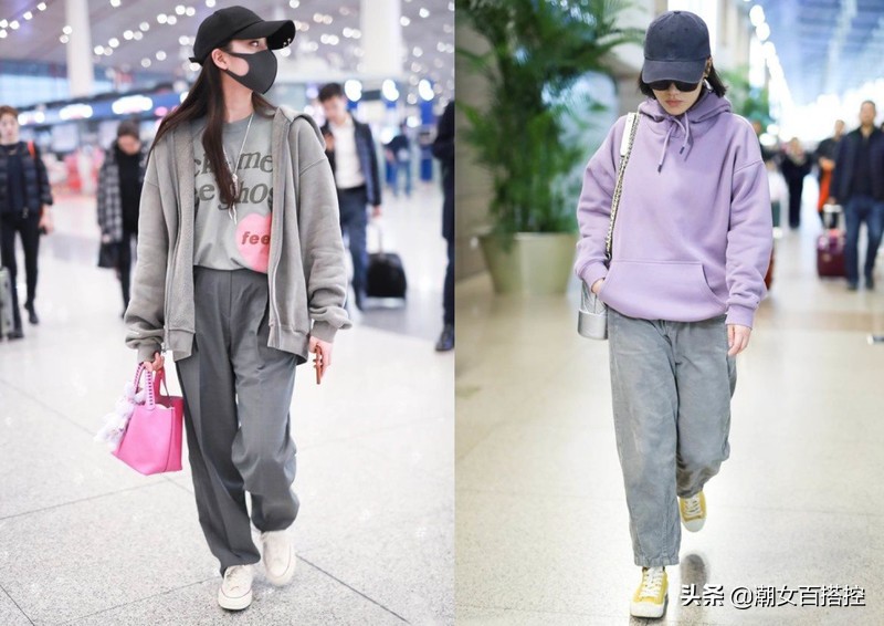 百搭的灰裤子,洋气灰色的裤子