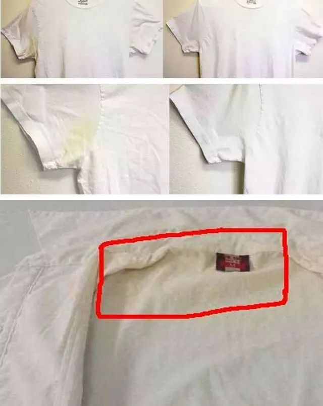 纯棉t恤白色发黄用什么办法洗,白t恤穿久了发黄怎么变白