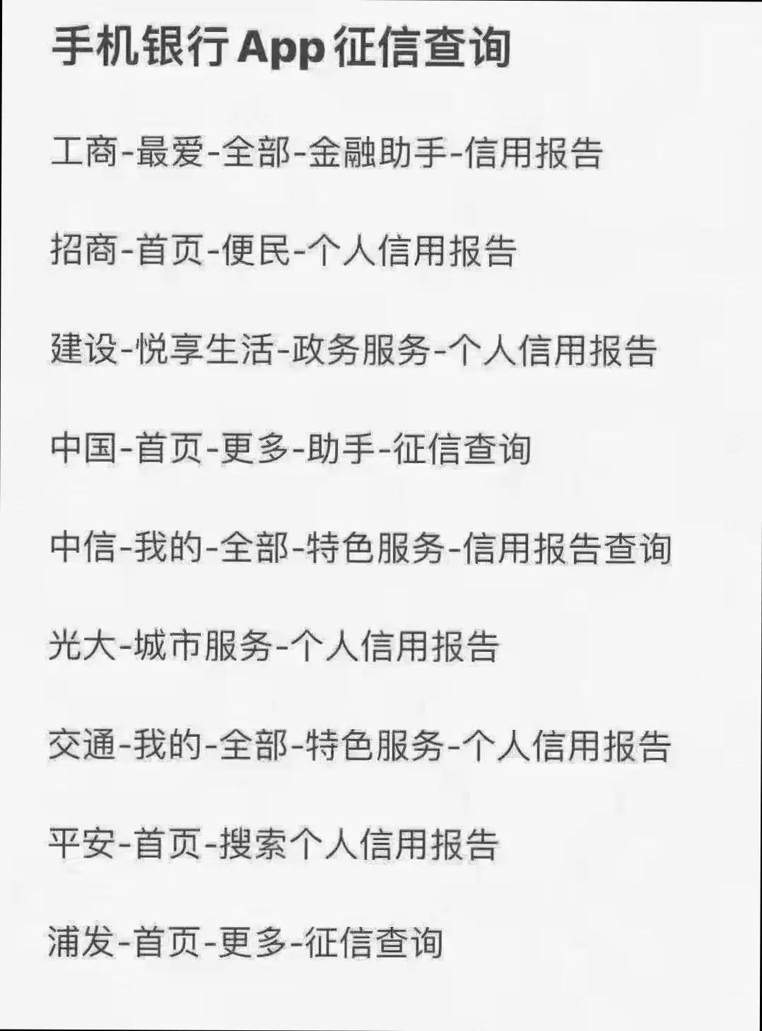 哪些银行app能查征信,每个银行的app都能查征信吗