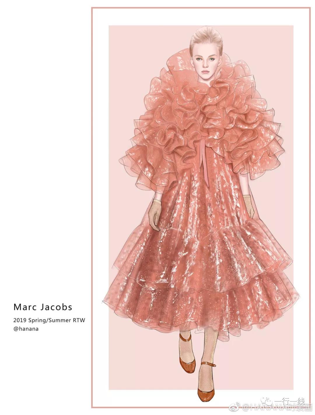 服装设计效果图技法大全,procreate服装设计手绘效果图