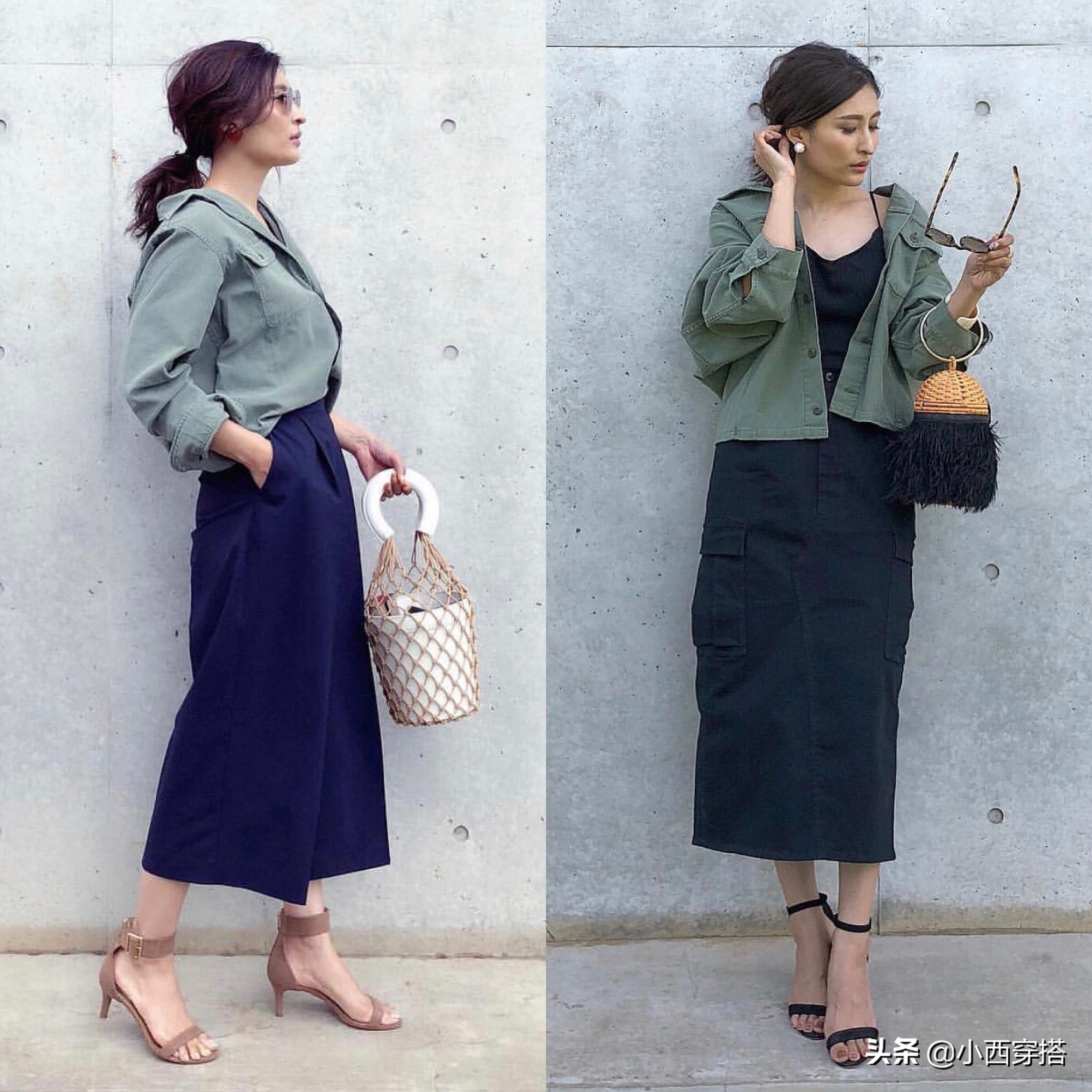 韩国穿搭ins时尚春夏穿搭,春夏季时髦穿搭