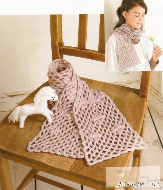 钩毛线饰品教程,毛线饰品的钩织图解