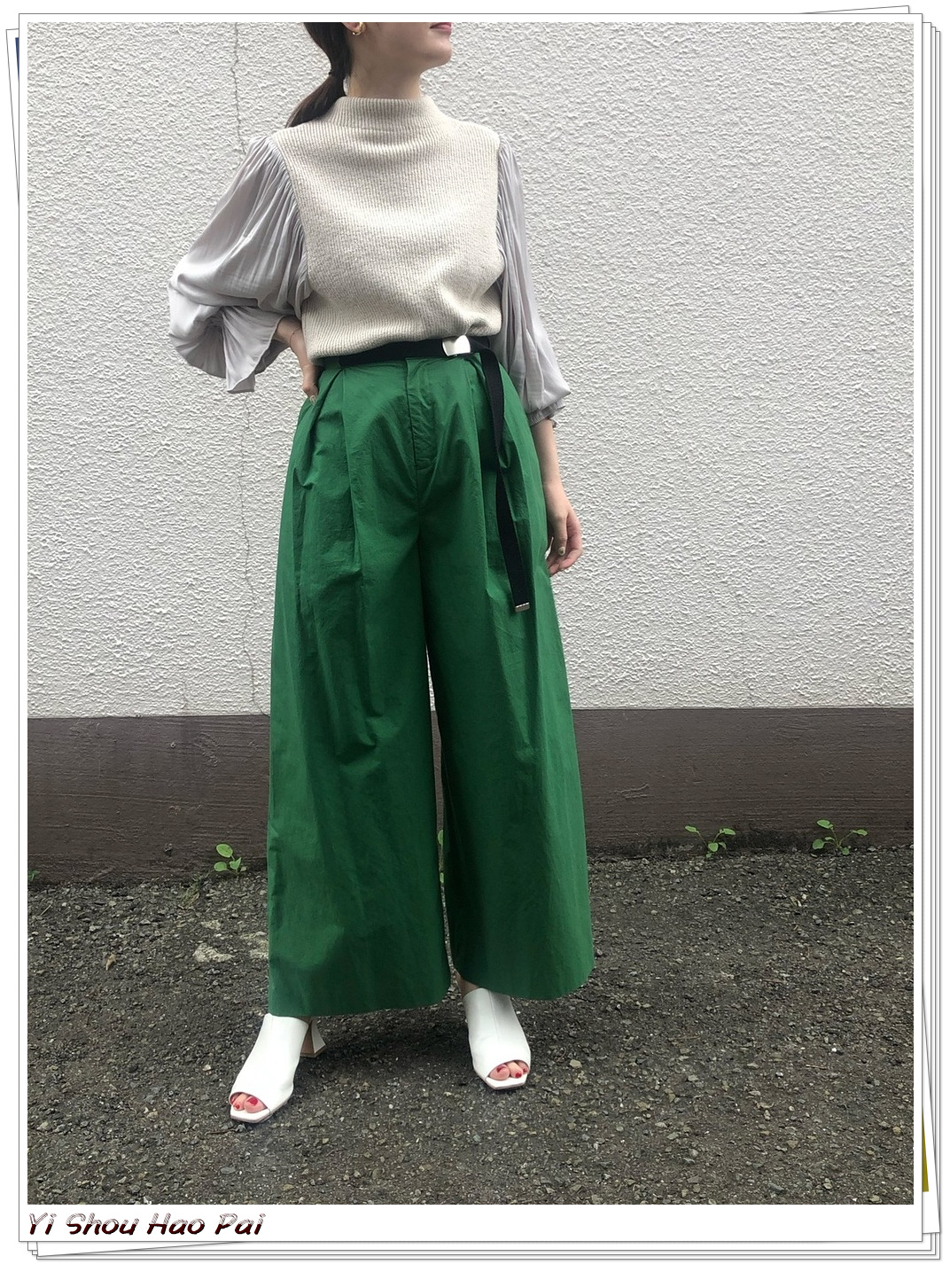 休闲帆布印花腰带怎么搭配,腰带也可以这样搭哦