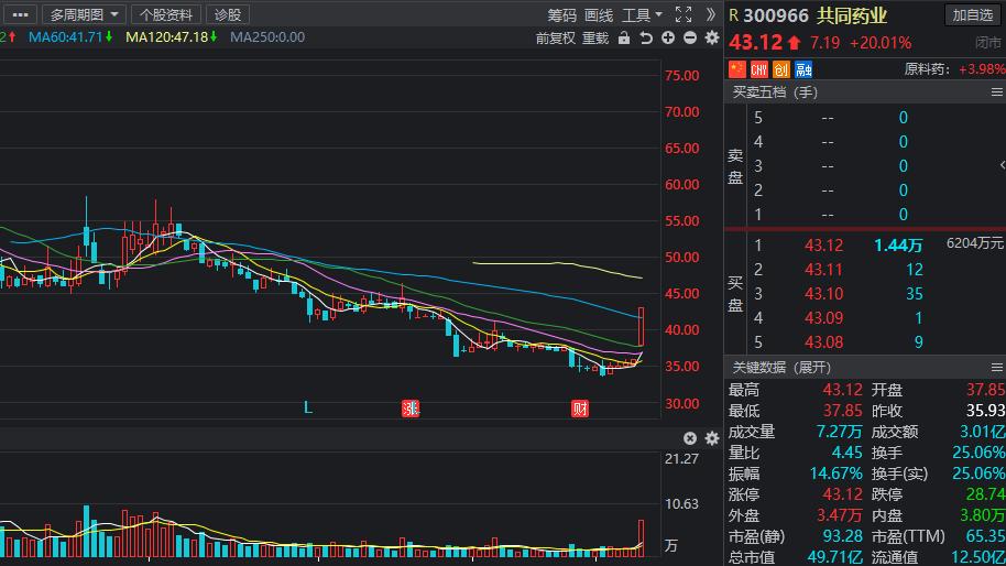 原料药未来潜力股,10家原料药概念潜力股