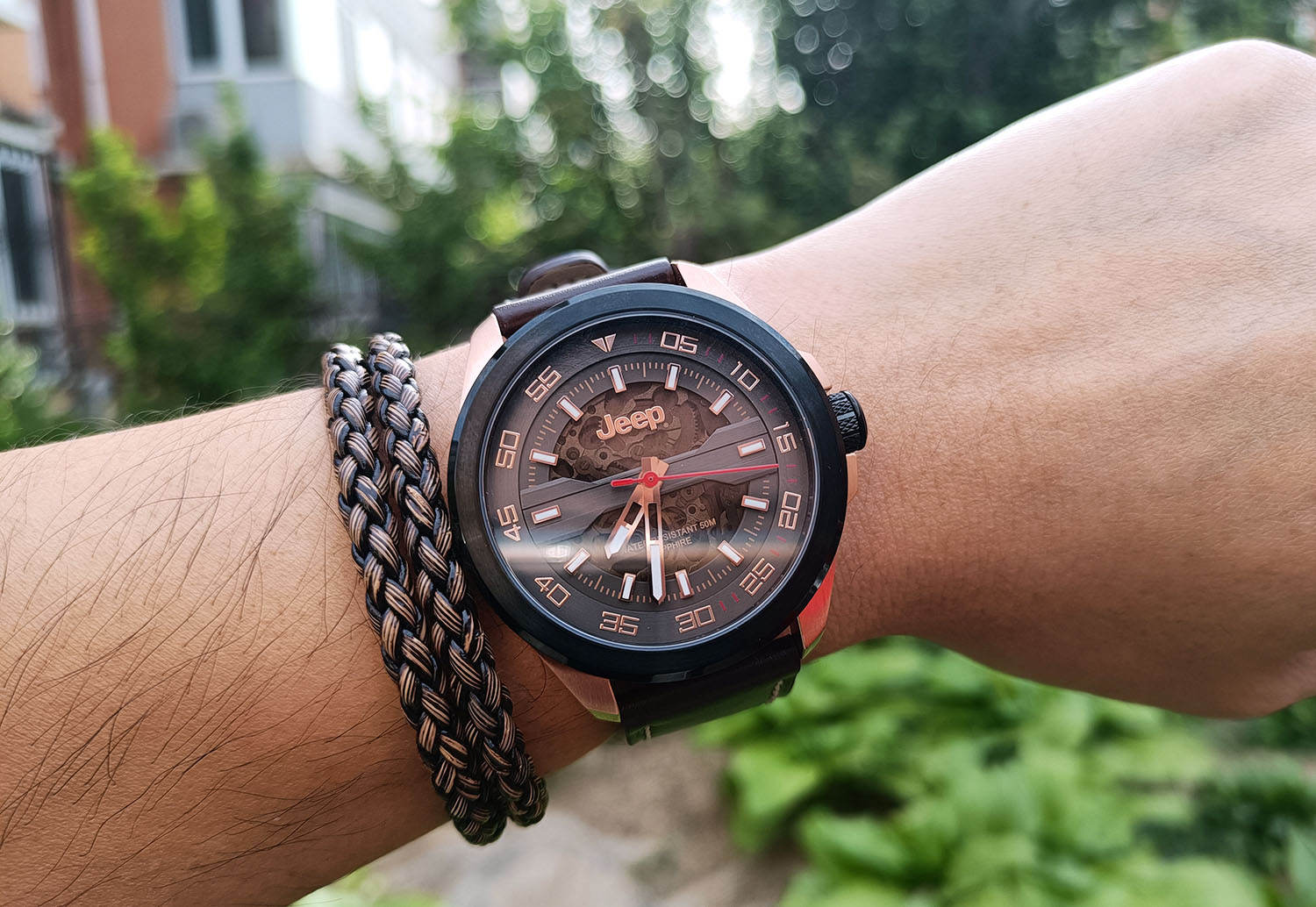 这才是真正的实用手表,jeep大切诺基镂空机械手表