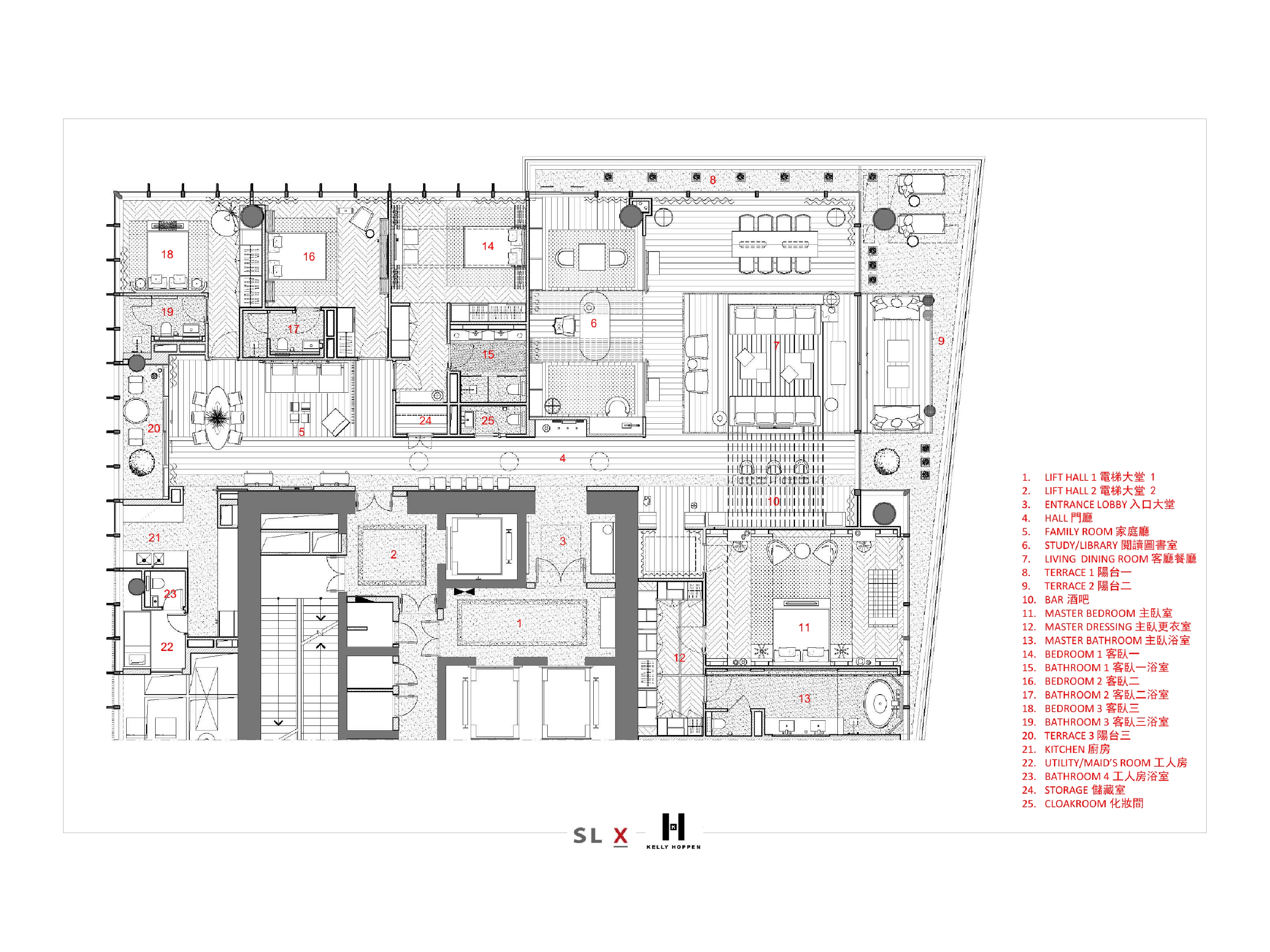 室内设计优秀平面方案,室内设计100个创意平面布置图