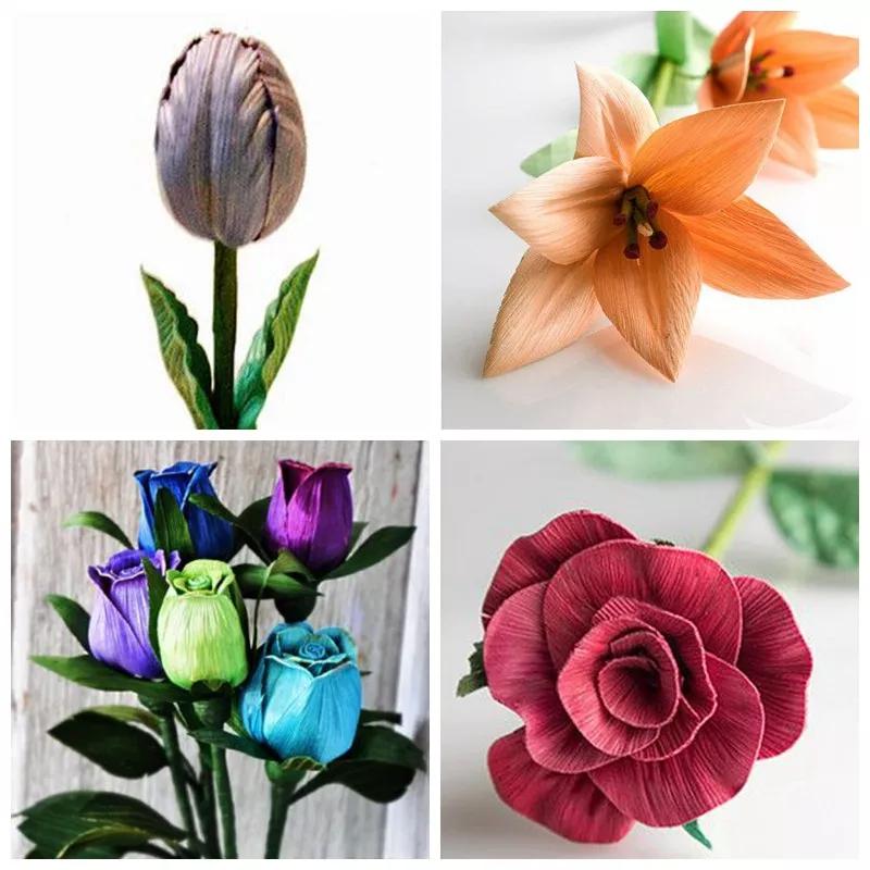 用玉米皮做的手工作品,手工玉米皮编席子教程